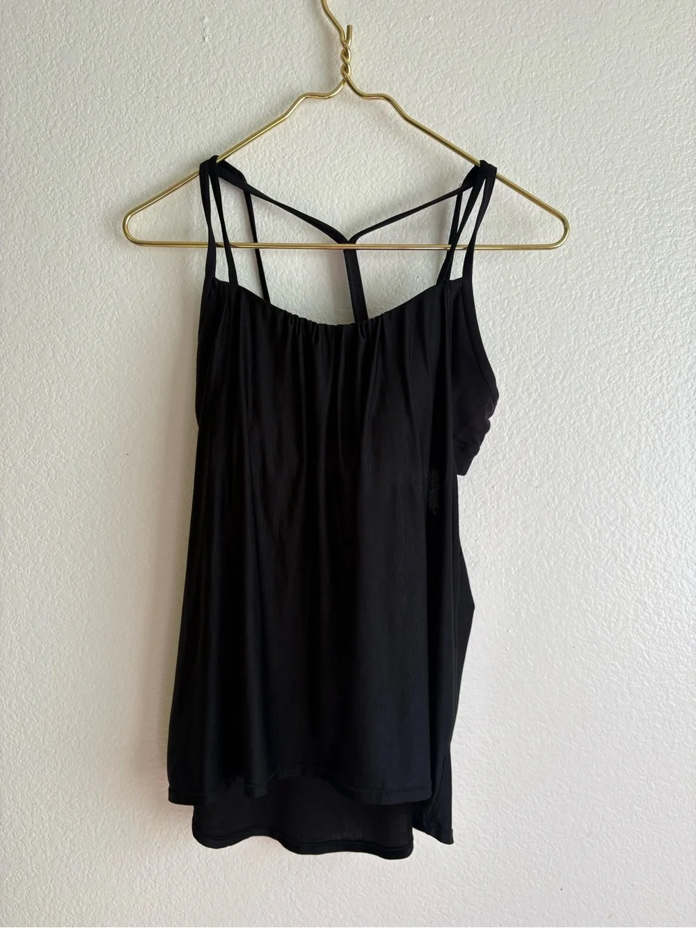 lululemon athletica Black Double-Strap Tank Top